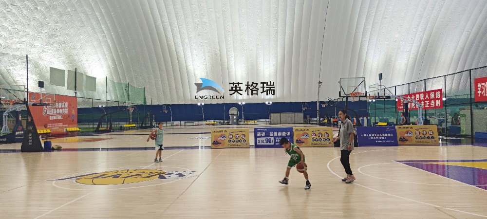 氣膜籃球館里的打球體驗(yàn)，打造IP效應(yīng)